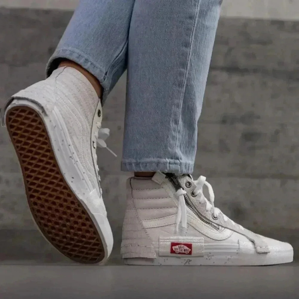 Vans Unisex Vault Glitter Mix SK8-Hi Reissue Cap Shoes